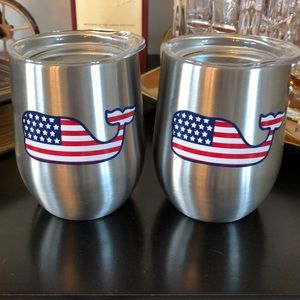 Vineyard Vines Lidded Wine Flag Whale